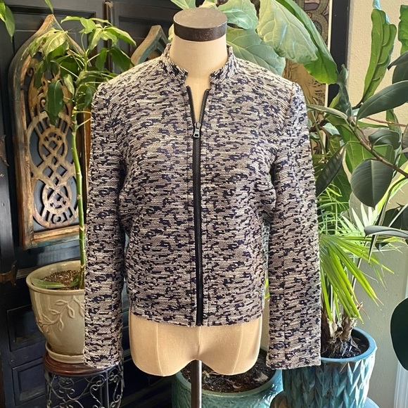 Fossil Jackets & Blazers - Fossil Gray & Purple zip jacket